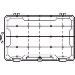 Flambeau Tuff Tainer Boîte De Rangement Transparente Avec Zerust 4007 27.9X18.4X4.5CM -Pêche Promotion Boutique 4007203 550x550w
