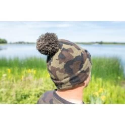 Bonnet à Pompon Avid Carp Camo -Pêche Promotion Boutique A062013920Camo20Bobble20Hat ls 03 550x550w