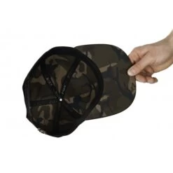 Casquette Snapback Flat Peak Fox Noir Camo -Pêche Promotion Boutique CHH029 Fox Black Camo Snap Back Cap internal view 550x550w