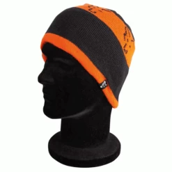 Bonnet Fox Noir Et Orange