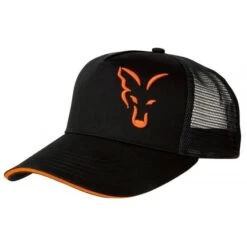 Casquette Trucker Fox Noire Et Orange