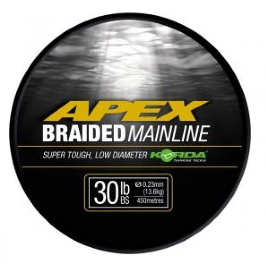 Corde Principale Tressée Korda Apex 30lb 450m 1 Corde Principale Tressée Korda Apex 30lb 450m