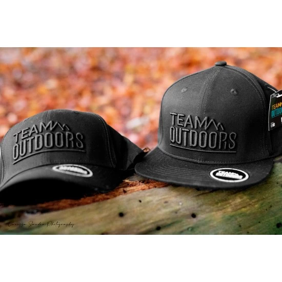 Casquette Team Outdoors Snapback Noir 4 Casquette Team Outdoors Snapback Noir – Image 4