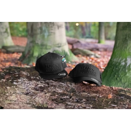 Casquette Team Outdoors Snapback Noir 5 Casquette Team Outdoors Snapback Noir – Image 5