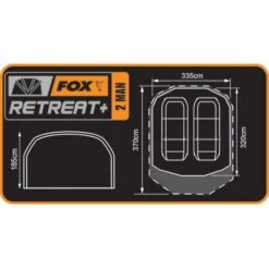 Fox Retreat Plus 2 Bivouac Masculin -Pêche Promotion Boutique cum202b 550x550w