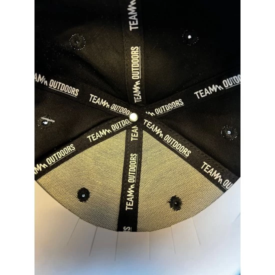 Casquette Team Outdoors Snapback Noir 15 Casquette Team Outdoors Snapback Noir – Image 15