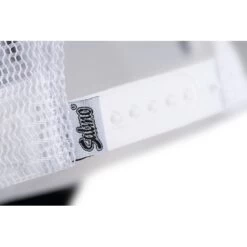 Casquette Trucker Salmo -Pêche Promotion Boutique qpr026 salmo trucker cap white black reverse logo detail 550x550w